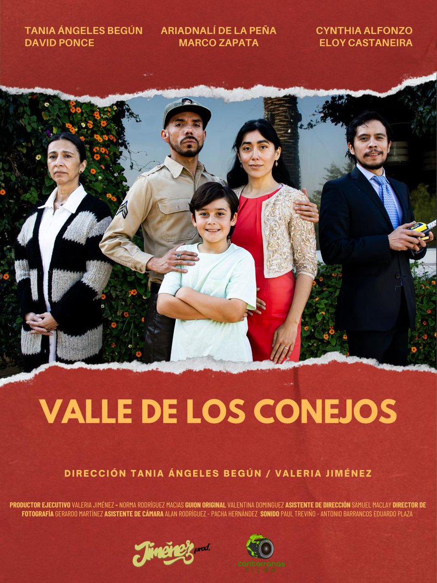 El 20 de diciembre a las 16:00 hrs o el 21 de diciembre a las 14:10 hrs se proyectará nuestro cortometraje #Valledelosconejos en Cinepolis Patio Universidad, como parte del #48filmprojectmexico 

¡Nos vemos en el cine!

🐰🎬