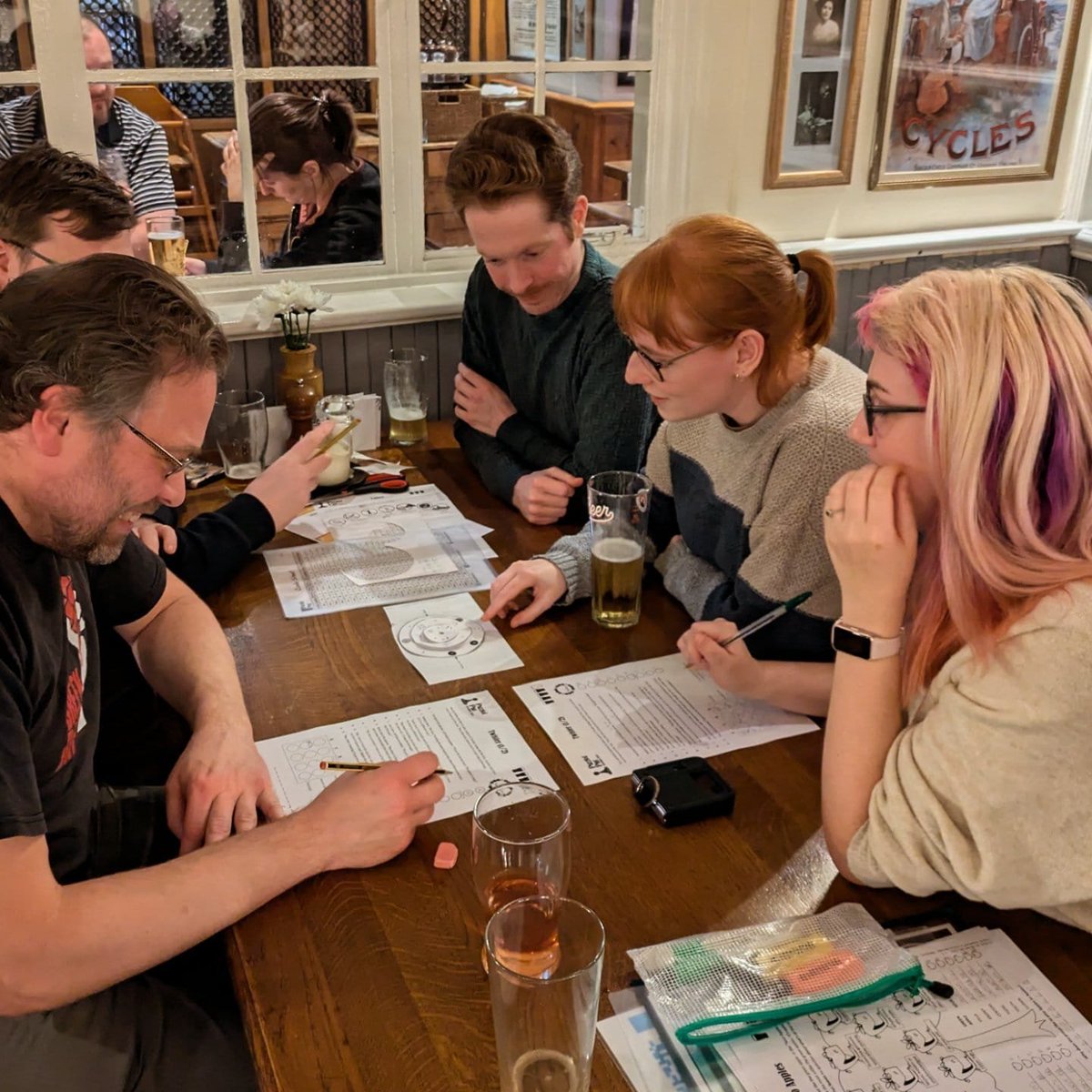 MCRPuzzledPint's tweet photo. It's been a great year for Puzzled Pint MCR! This is our year in stats. 🧵(1/6)

We have visited 7 different venues and tried 4 new locations, including puzzling in a brewery. 🍺🍺🍺🍺 https://t.co/oh7UDZ6ldm