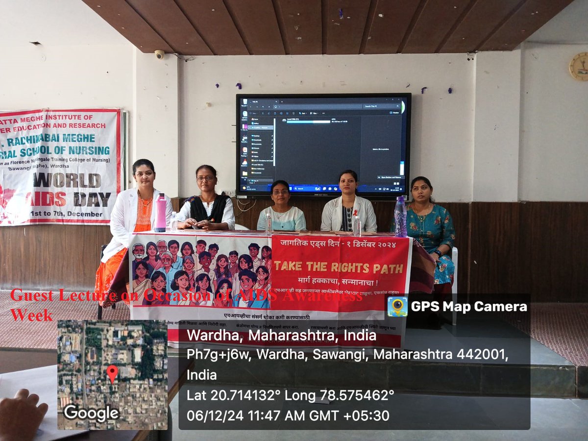 fntcnwardha's tweet photo. A guest lecture on December 6 by Ms. Rajeshri, ICTC counselor, provided comprehensive insights on HIV/AIDS prevention and counseling. Students actively participated in an engaging Q&amp;A session. https://t.co/ncZ0epEP3j