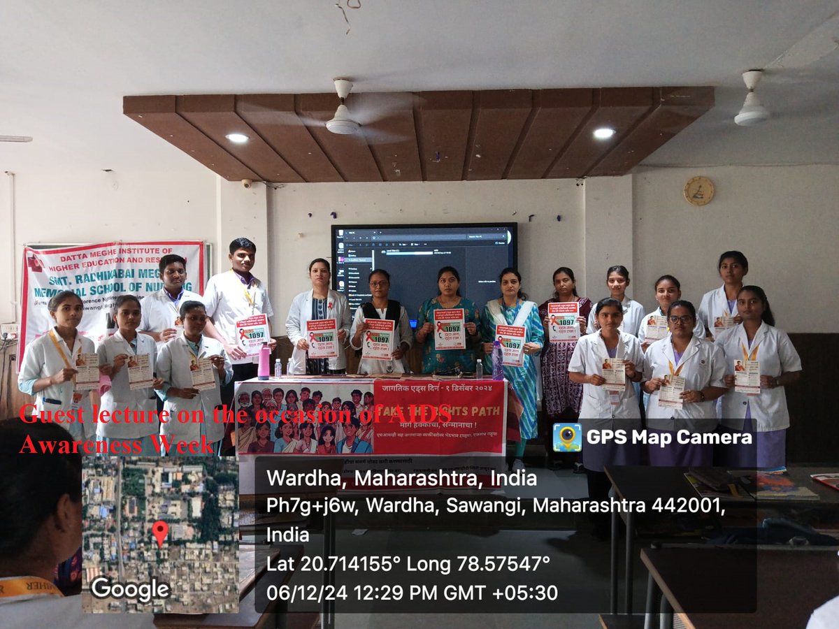 fntcnwardha's tweet photo. A guest lecture on December 6 by Ms. Rajeshri, ICTC counselor, provided comprehensive insights on HIV/AIDS prevention and counseling. Students actively participated in an engaging Q&amp;A session. https://t.co/ncZ0epEP3j
