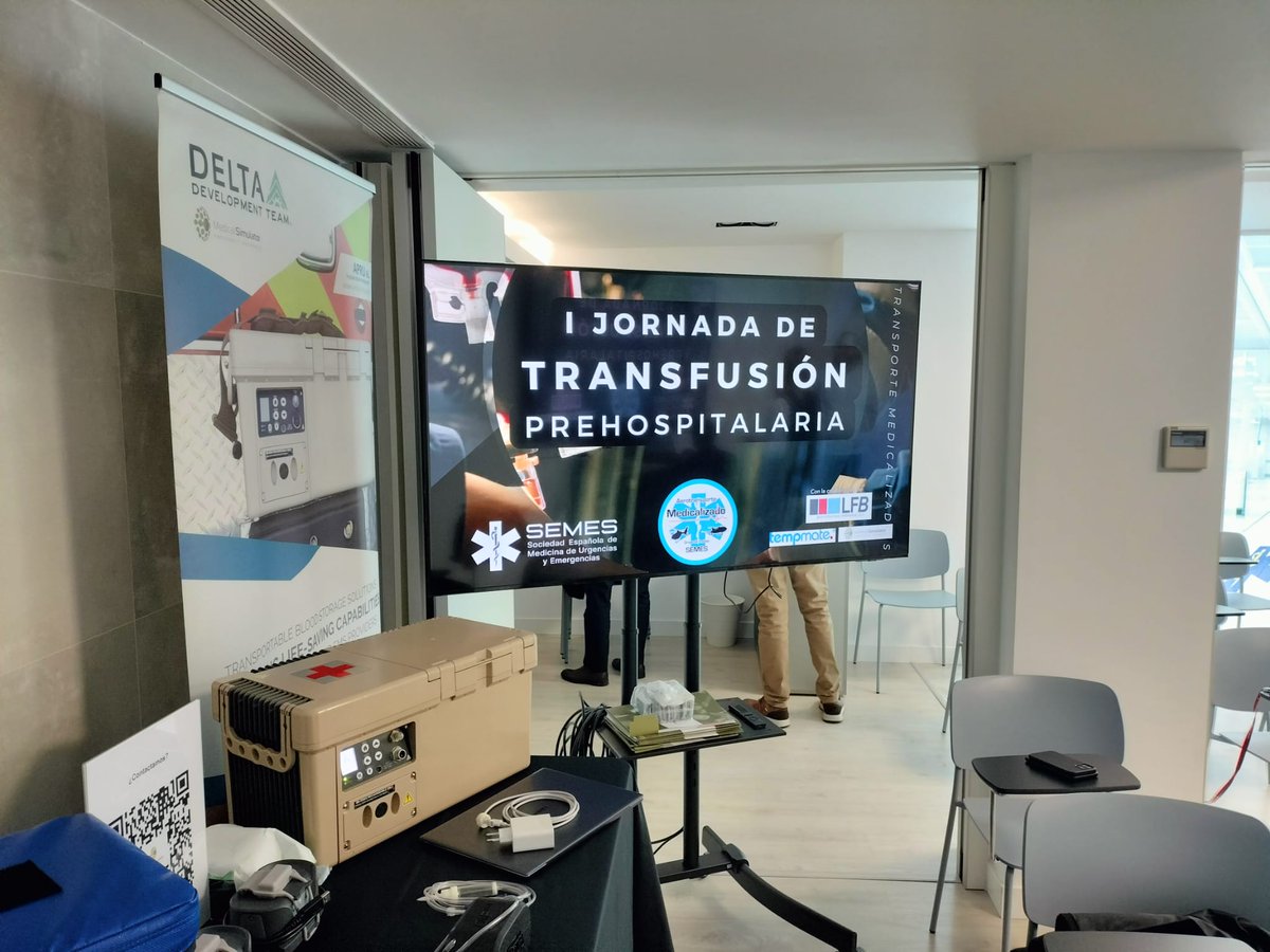 Comenzamos a las 12:00⏱️

Únete: youtube.com/live/0qPH2VkUS…

I Jornada de Transfusión Prehospitalaria🚁