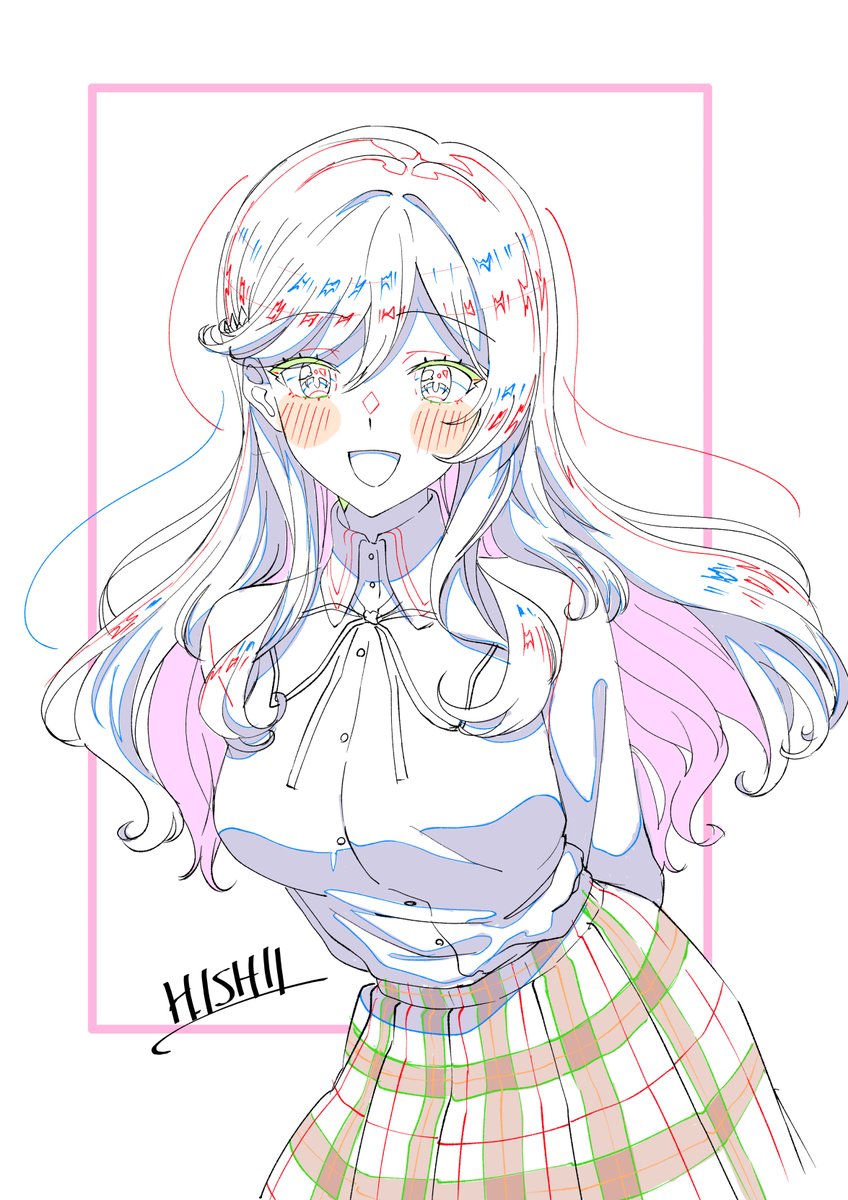 「ファンアートいっぱい描いて良いとのことなので、いっぱい描きます(使命感)#わたな」|石井久雄(ひさちゅう)✪💫❖のイラスト