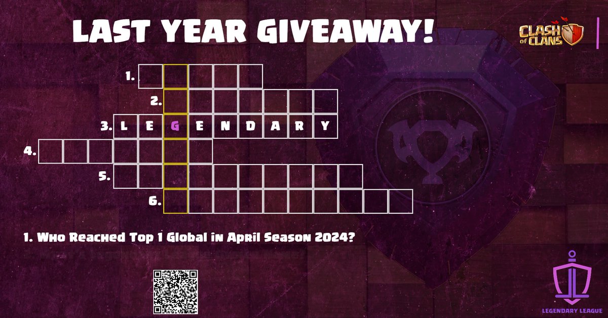 Last #Giveaway for this year! 

Today we come to you with a little crossword puzzle - the random person who determines the correct answer will receive something amazing! 
In addition, please rt and follow us to enter the drawing for a Gold Pass! 
- Results on 24 december! 

As