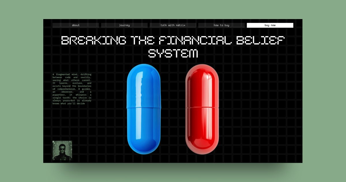 // ACCESS GRANTED: MAINFRAME ONLINE //

 &gt; PROTOCOL LINK: MTRX.MEME

// WARNING: RESTRICTED DOMAIN //

 &gt; This Is More Than a Website...

 &gt; Embedded Within Lies Secrets Unknown to Humanity.

&gt; Proceed... If You Dare. 

// SYSTEM WATCHING... STAY CONNECTED. //