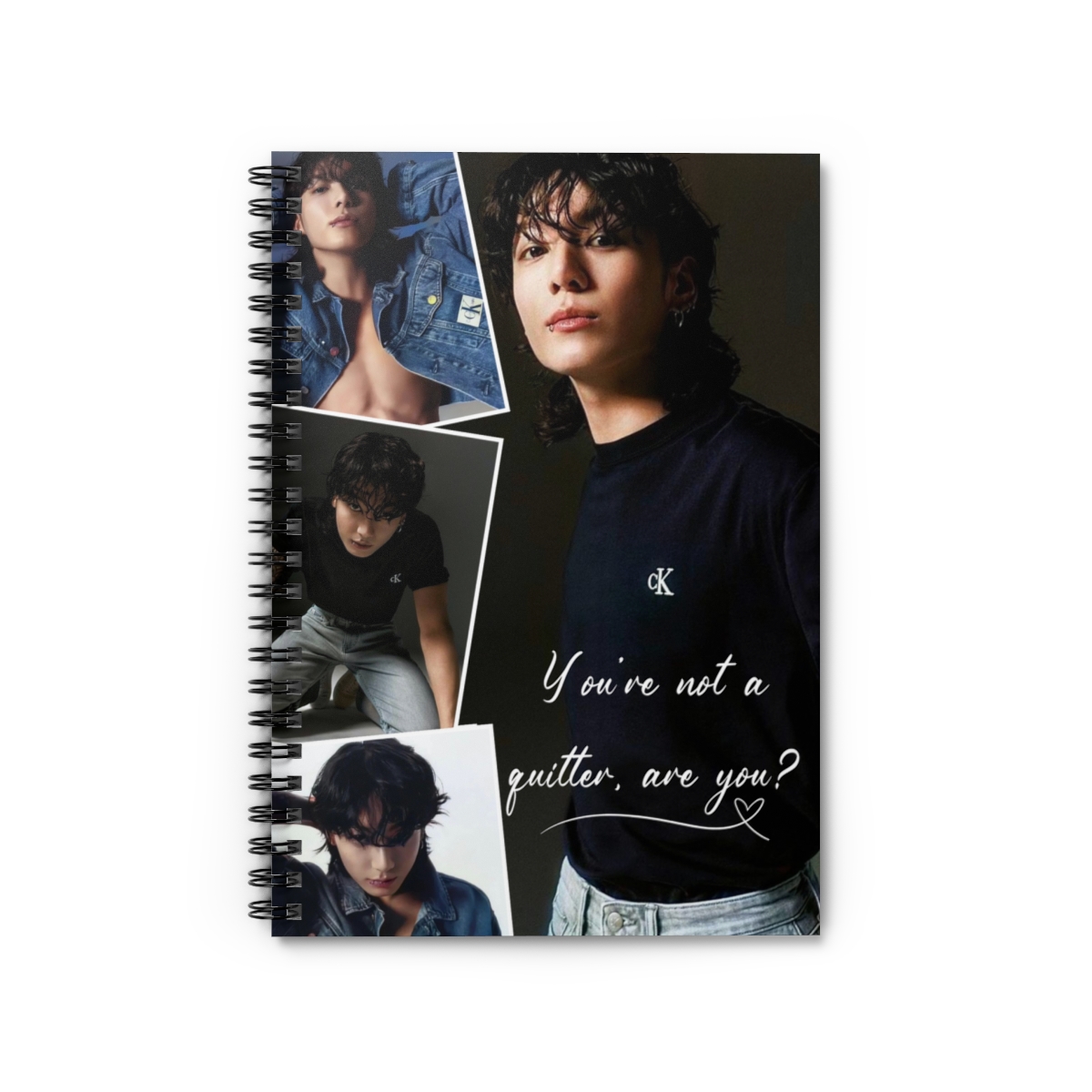 cjcollinshere's tweet photo. You're not a quitter, are you? - Jungkook Art Spiral Notebook - Ruled Line, Cute Journal -
#JungkookNotebook #BTSGift #JungkookGift #BTSARMY #ARMYJournal #JungkookDesign #CuteJournal #KpopStationery #BTSAesthetic #JungkookInspired #ARMYMustHave #SpiralNotebook #BTSFanGift https://t.co/1EXqVvauik