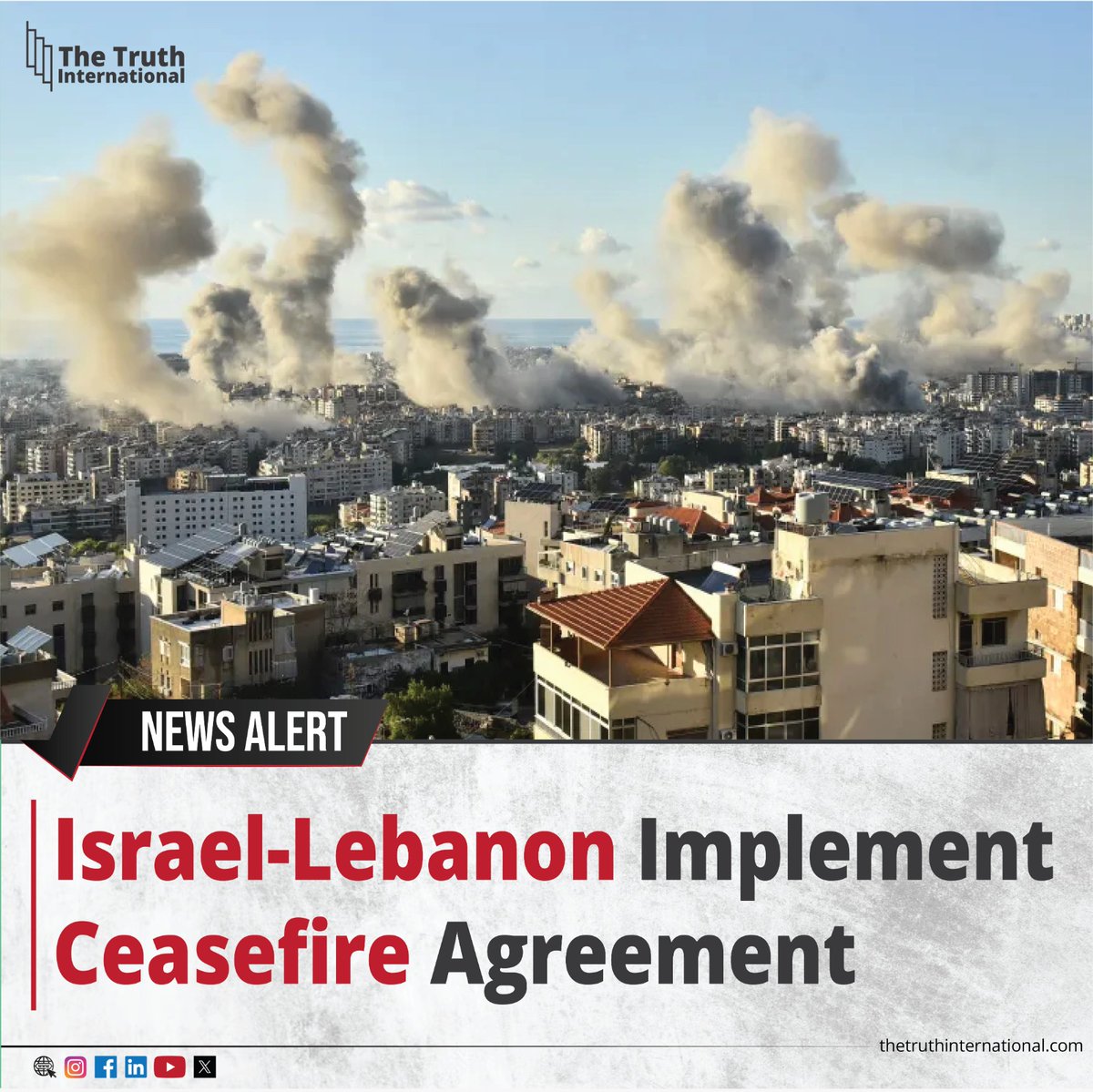 ttimagazine's tweet image. Israel-Lebanon implement ceasefire agreement
thetruthinternational.com/international/…
#israel #lebanon #implement #caesefire #agreement #tti