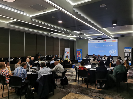 UNODC_TPB's tweet photo. In 🤝with @theNWU , we successfully concluded a workshop in 🇿🇦 for representatives of national agencies and law enforcement, focused on #monitoring, #investigation, and #prosecution of #XRIRB related incidents.
To learn more 👉https://t.co/IM99V1JuH3
🙏🇩🇪 https://t.co/4ZRT3hGtxK