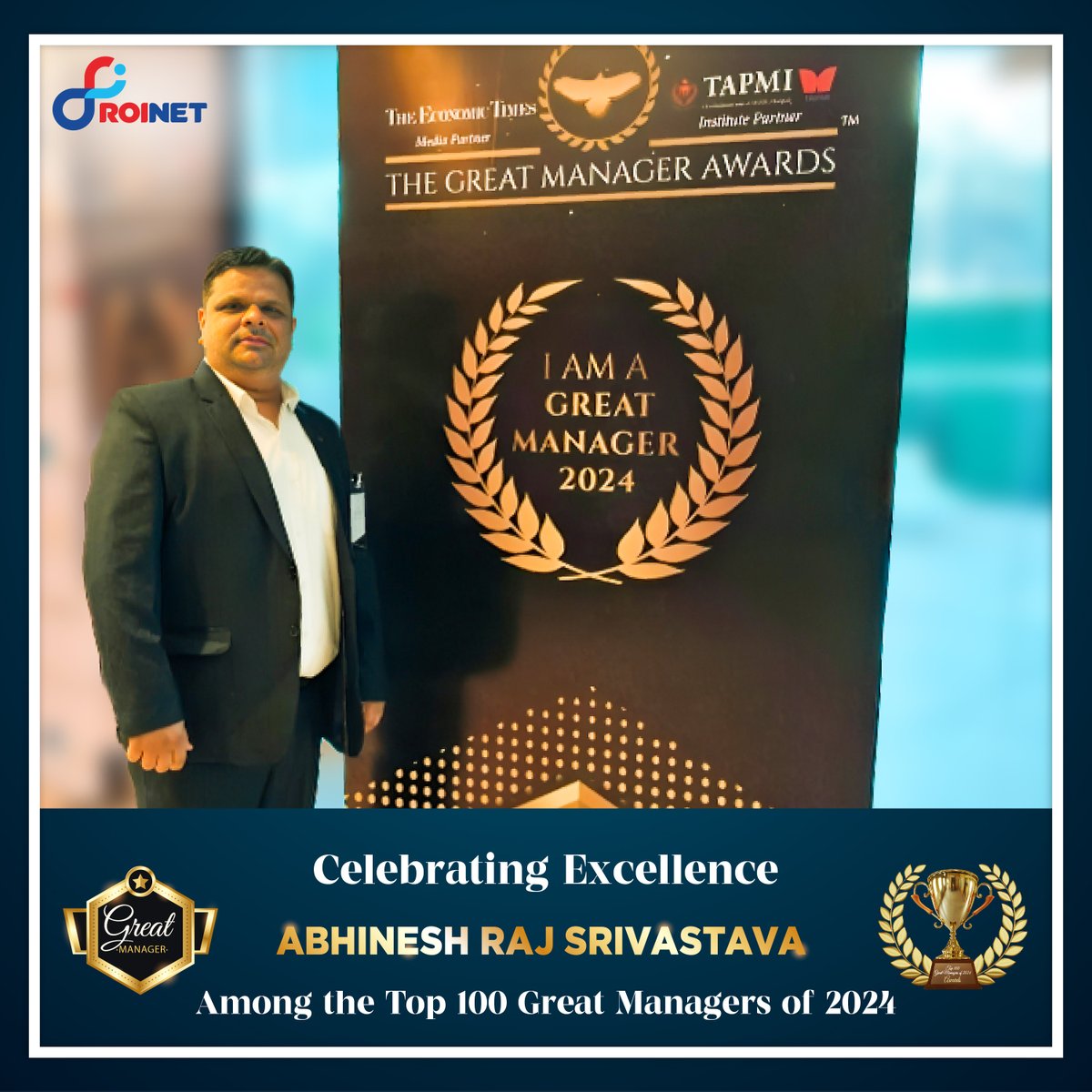Celebrating Excellence with #Pride

A big round of applause for Abhinesh Raj Srivastava from #ROINET, who has earned the prestigious recognition of being one of the Top 100 #GreatManagers of 2024!

Here’s to celebrating your success today and many more achievements to come!