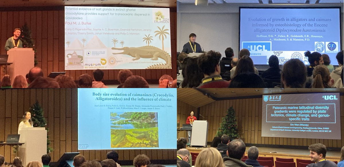 pdmannion's tweet image. Great set of presentations @ThePalAss meeting in Erlangen from @es_ucl researchers @palaeoburke, @paiva_als, @piginatutu, @PrincessQuatris, @LewisAlanJones, @geowendywen, Devin Hoffman, Sarah Jamison-Todd, & Joel Heath, including a best talk prize for @geowendywen! #PalAss24