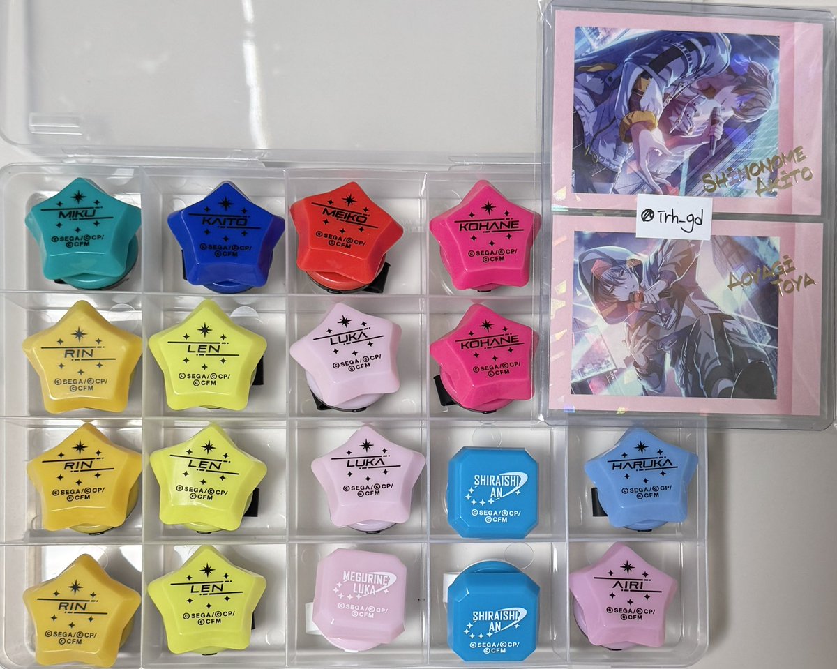 【交換 譲渡 お譲り】
プロセカ セカライ リングライト リンライ
2nd 3rd 4th.

【譲】全て未使用
ミク リン レン ルカ KAITO MEIKO
☆杏 ☆こはね 遥 愛莉

【求】同種(3rd 4th)彰人・冬弥
異種も検討します

または定価(現金・銀行振込・PayPay)
※☆以外のみ

セカライ(12/14-15)手渡し希望です。
