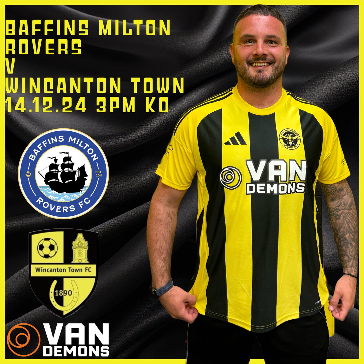 Wincanton Town FC (@wincantontownfc) on Twitter photo Tomorrow;
We are back on the road in the morning as we travel to <a href="/BMRFC/">Baffins Milton Rovers FC</a> in the <a href="/WessexLeague/">Velocity Wessex League</a> for a 3pm kick off.
PO3 5LY for any travelling support. Tomorrow;
We are back on the road in the morning as we travel to <a href="/BMRFC/">Baffins Milton Rovers FC</a> in the <a href="/WessexLeague/">Velocity Wessex League</a> for a 3pm kick off.
PO3 5LY for any travelling support.