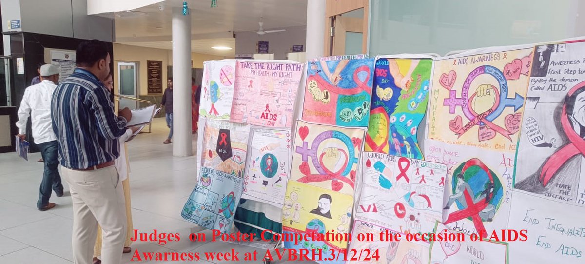 fntcnwardha's tweet photo. On December 3, a rally at Civil Hospital and Zilla Parishad Office, Wardha, highlighted collective efforts to combat HIV/AIDS. Esteemed guests like Mr. Jatin Rahman, CEO of Zilla Parishad, addressed the rally. A poster competition held the same day showcased student creativity. https://t.co/P0tdKEVebL