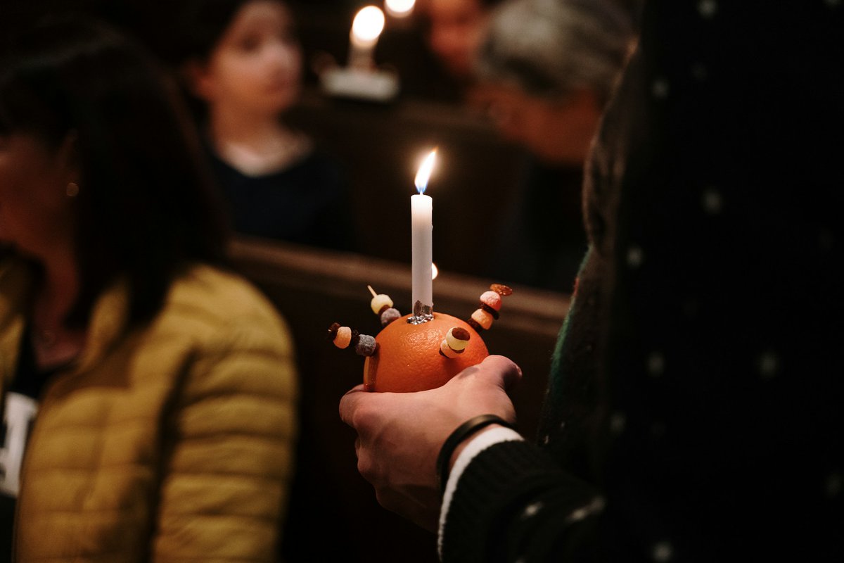 Don't forget it's our annual Christingle Service this Sunday at 5pm.

The Christingle service is an unmissable milestone for families on the journey to Christmas.

All welcome for oranges, candles, and carols