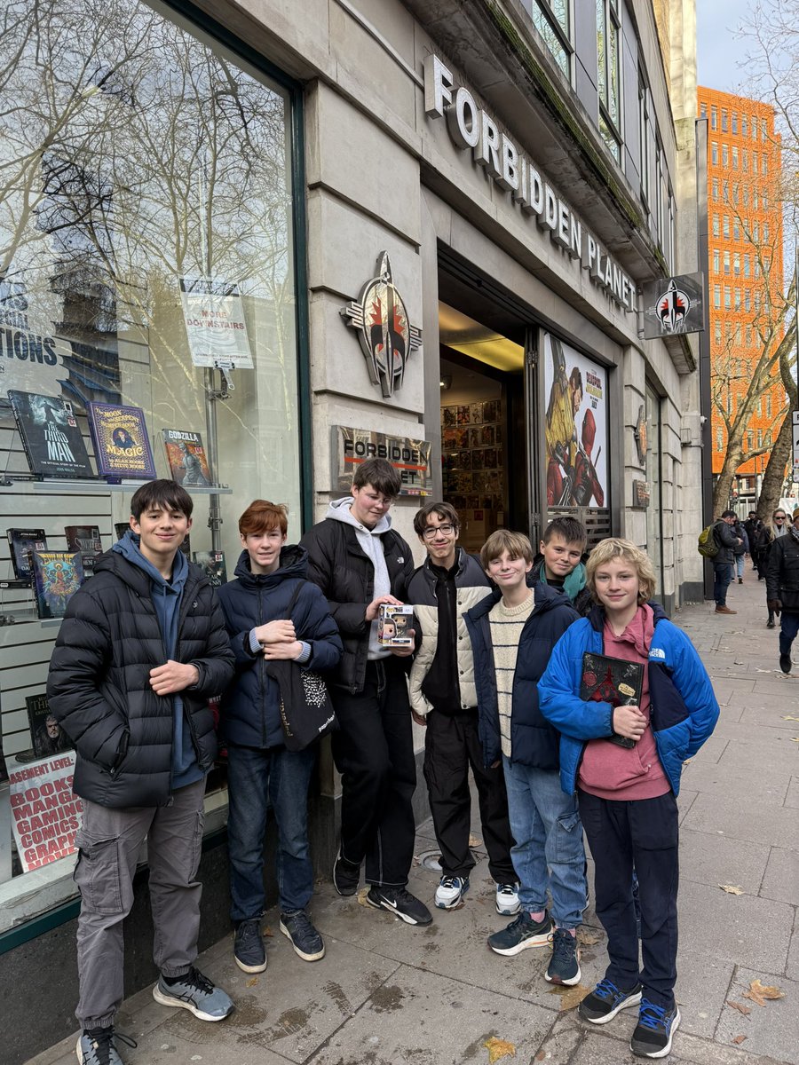Wodehouse Library (@dcwodehouse) on Twitter photo A huge thank you to <a href="/ForbiddenPlanet/">Forbidden Planet</a> for hosting us last Friday! 📚✨ Our <a href="/DulwichCollege/">Dulwich College</a> students had a blast browsing graphic novels, comics, and manga, helping to handpick new titles to refresh our collection! 🙌 #BookLovers #GraphicNovels #Comics A huge thank you to <a href="/ForbiddenPlanet/">Forbidden Planet</a> for hosting us last Friday! 📚✨ Our <a href="/DulwichCollege/">Dulwich College</a> students had a blast browsing graphic novels, comics, and manga, helping to handpick new titles to refresh our collection! 🙌 #BookLovers #GraphicNovels #Comics