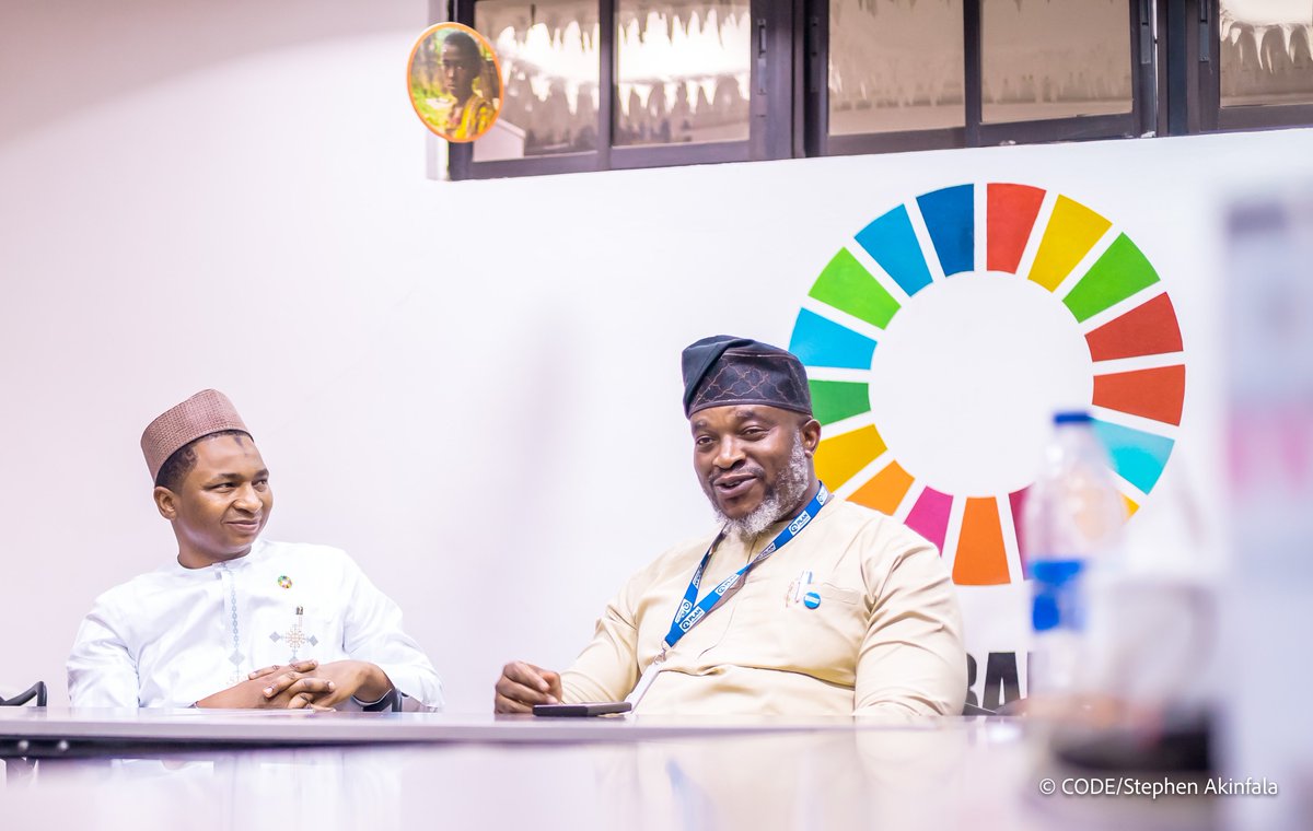 CODEActivist's tweet photo. As part of our in-house initiative this spring to enhance the skills of staff members at @Connected_dev I had the pleasure of hosting Mr. Charles Usie, the Country Director of @Plan_Nigeria our Speaker Series earlier this week.
#CODEactivist https://t.co/35WUtjIhyv