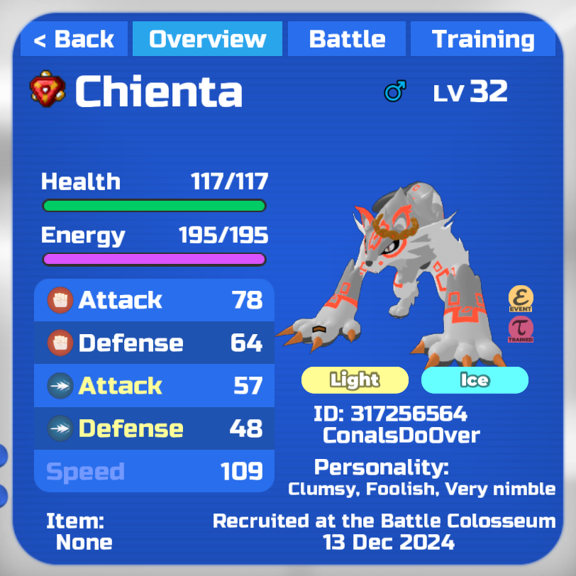 conal007's tweet photo. One person wins both Chientas

Simply like, repost and follow me #LoomianLegacy 

Ends Friday 20th December

Good luck https://t.co/TMLJpVBiur