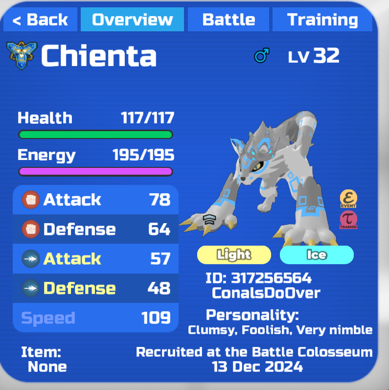 conal007's tweet photo. One person wins both Chientas

Simply like, repost and follow me #LoomianLegacy 

Ends Friday 20th December

Good luck https://t.co/TMLJpVBiur