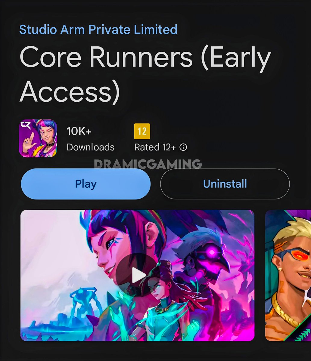 DramicGaming's tweet photo. Valorant Mobile Lookalike Game - Core Runners 🎮
Early Access is now available to download!
⏰ Server time: 9:00 PM - 3:00 AM (UTC+0)
📆 12- 19 December
🌍 Available only on Brazil & Vietnam servers.
Sharing Some Codes In DM
Retweet ❤️
#Corerunners #valorantmobile #gaming https://t.co/hHYowe8uby