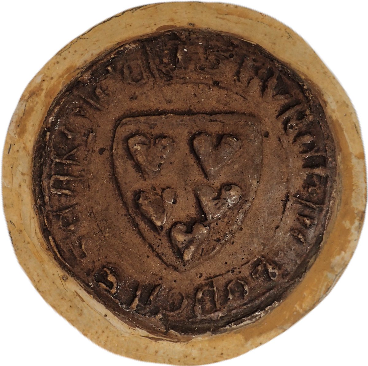 Dernières #LesArmoiriesDuVendredi pour cette année ! Nous remercions de tous les « cœurs » de ce sceau de Burcard de Laubgassen tous nos abonnés et nos collaborateurs pour leur soutien en 2024 ! 
Bonnes fêtes et RDV en 2025 pour la suite !

sigilla.irht.cnrs.fr/139900