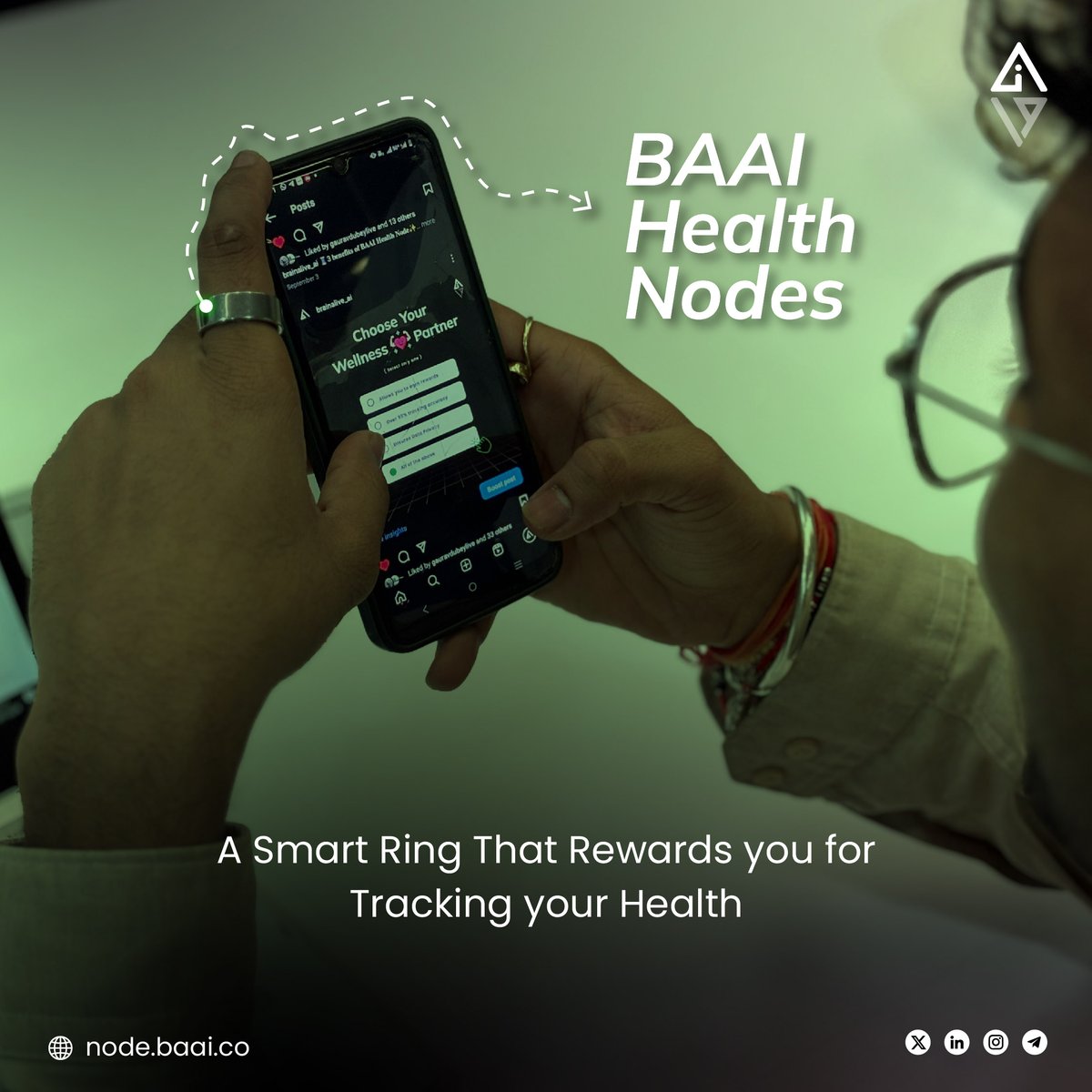 🚨 The Only Nodes That Reward Your Health! 🚨
BAAI Health Nodes help you track your health while earning rewards for staying consistent.

Apply for the whitelist now to learn more! node.baai.co/sale

#nodesale #crypto #ai #baai #healthnode #DePIN