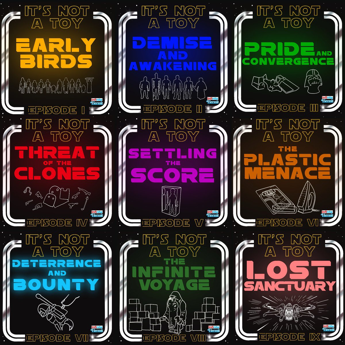 The circle is complete. The final advent calendar door reveals the concluding episode of It’s Not A Toy, and you can listen to the whole thing at podcast places. It isn’t  even about Star Wars…