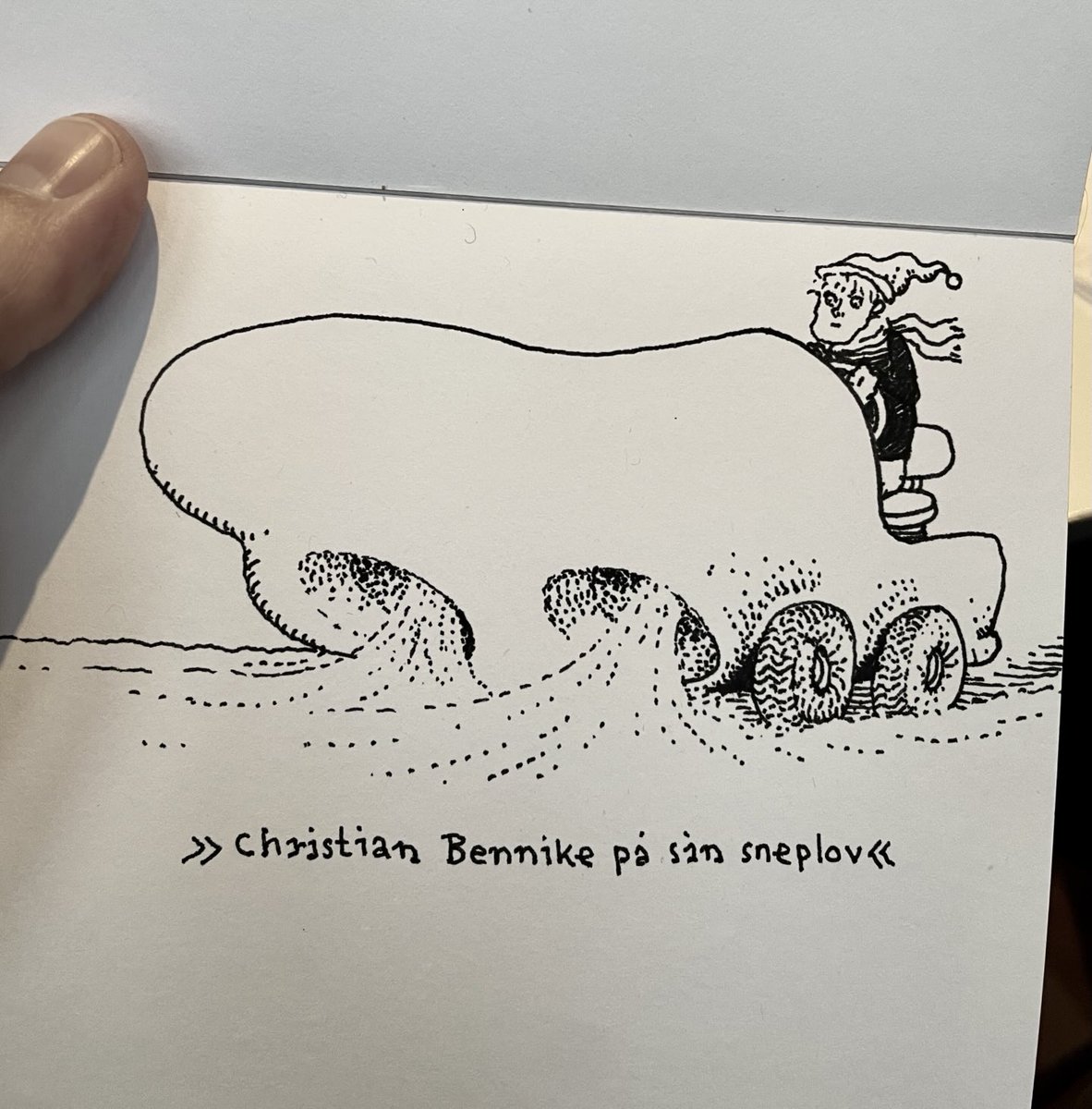 ⁦<a href="/chrbennike/">Christian Bennike</a>⁩ på dagens redaktionsmødetegning.