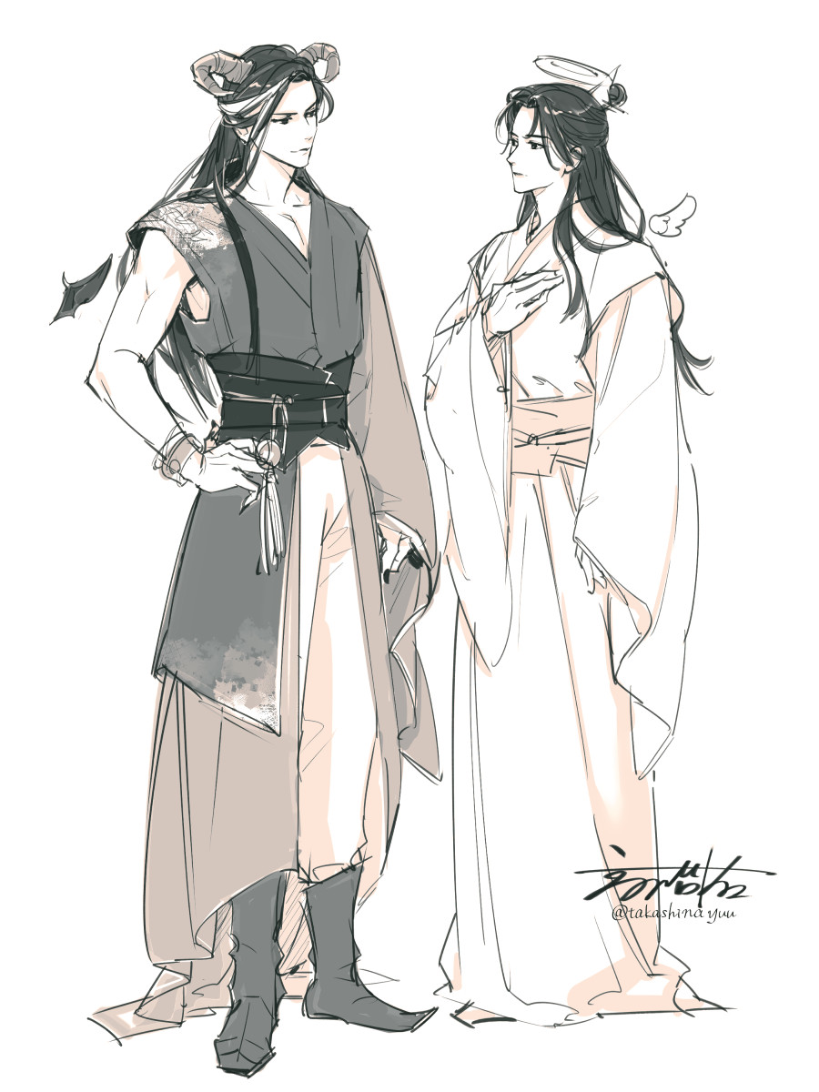 takashinayuu's tweet image. #千秋 　パロディ衣装ラフです　#ThousandAutumns