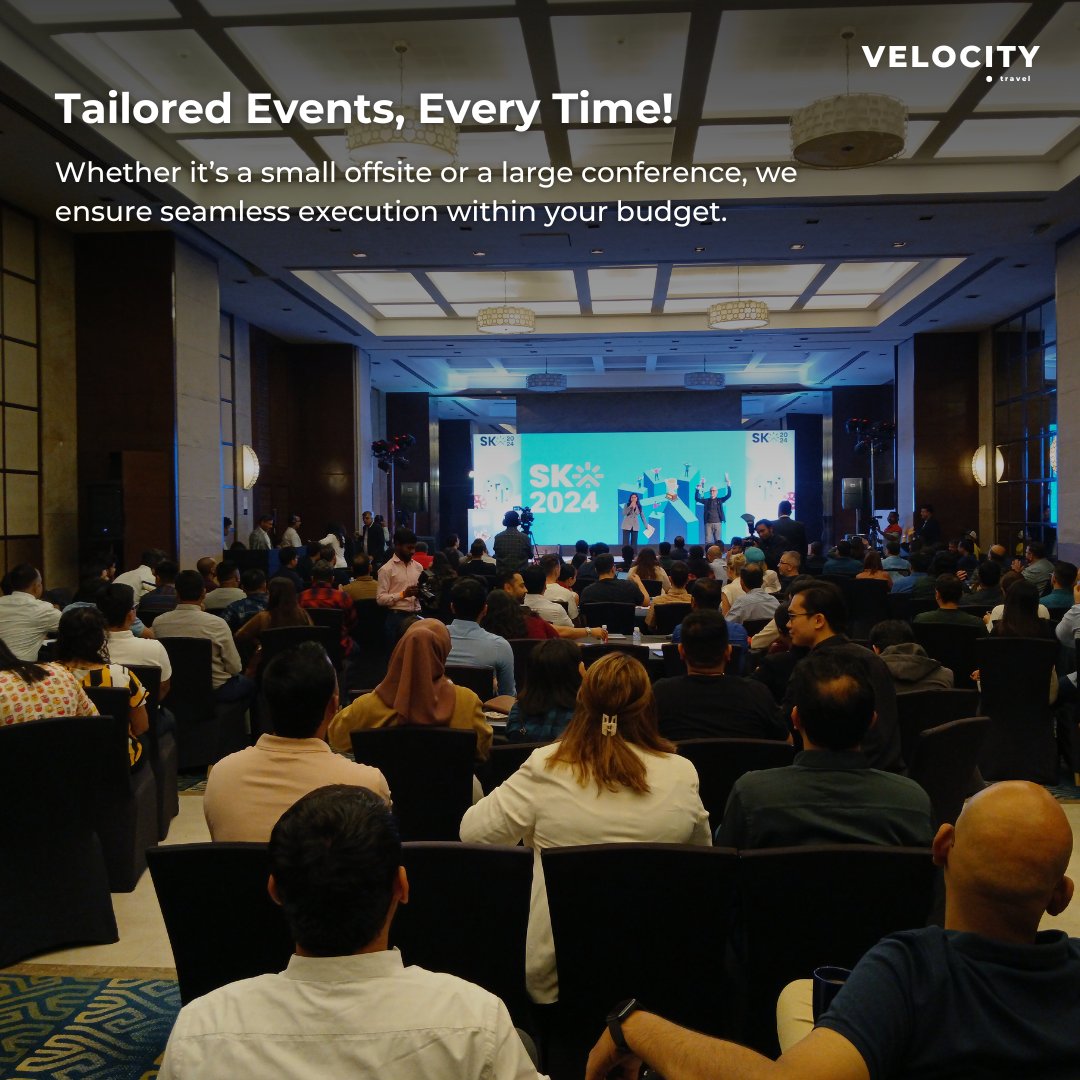 wtfares's tweet image. Whether it’s a small offsite or a large corporate event, Velocity.travel ensures seamless execution within your budget.
#MICEExperts #EventSolutions #BusinessTravel