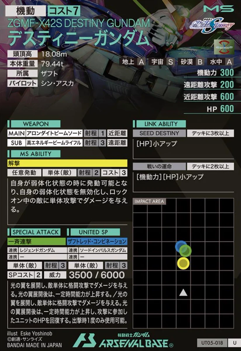 公式】機動戦士ガンダム アーセナルシリーズ on X: 