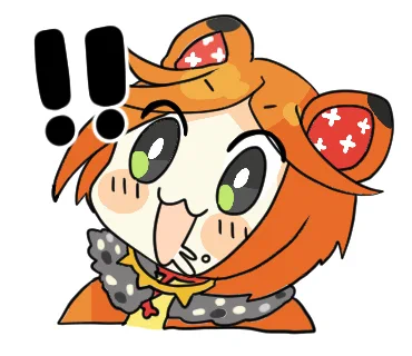 【#犬飼さんの毎日ミニキャラ】「!!」『寅年に使えるららちゃんスタンプ』のひとつです。■DLはこちら▼スタンプについて▼現行販売中のLINEスタンプ 