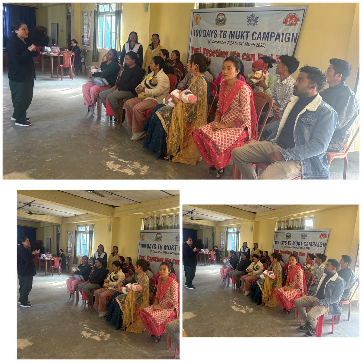 NISHTHA_CPHC's tweet photo. Under the #100DaysTBCampaign, #NiKshayShivir was organized at Reshi and Gelling #GramPanchayatUnit in West District, #Sikkim. The initiative raised awareness among communities, ensuring early detection and care, driving us closer to a #TBMuktBharat. Together, let’s #EndTB! https://t.co/c7NrG2qbvD