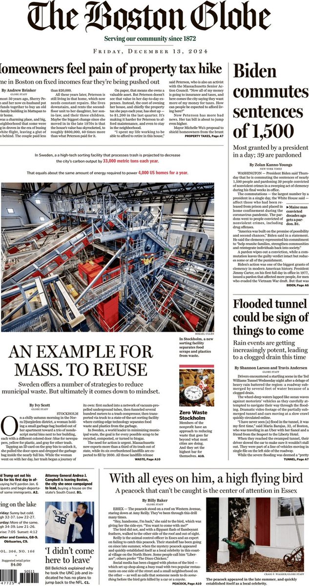 🇺🇸 An Example For Mass. To Reuse

▫Sweden offers a number of strategies to reduce municipal waste. But ultimately it comes down to mindset
▫<a href="/itsivyscott/">Ivy Scott</a>
tinyurl.com/2cfowrux

#frontpagestoday #USA <a href="/BostonGlobe/">The Boston Globe</a> 🇺🇸