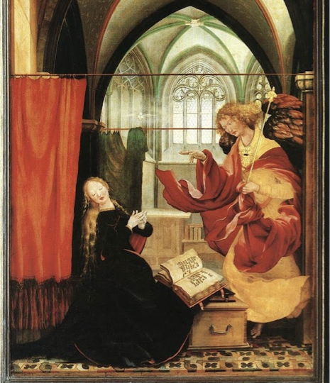 GregorioLuri's tweet photo. Les voy a regalar cada día de Navidad una imagen de «Nuestra Señora de la lectura lenta», es decir, de «María como imagen de la vida intelectual» con la esperanza de que quien no crea en la Navidad crea en el arte:
Comienzo con «La anunciación» de Matthias Grunewald
1516: https://t.co/OW3fgsI0zk