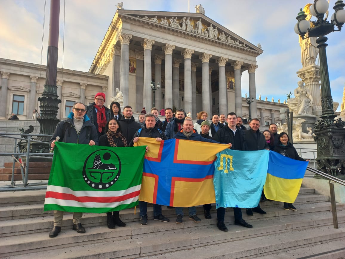 GunterFehlinger's tweet photo. Together in Vienna, we prepare for #ExPutin and #ExRussia @freenationsrf after the victory of Ukraine 2025 https://t.co/PGOgxeCNEX