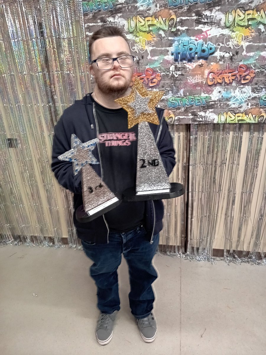 Congratulations to Joe who won 2nd and 3rd prize at 'Waterside's got talent ' . 👏 🏆