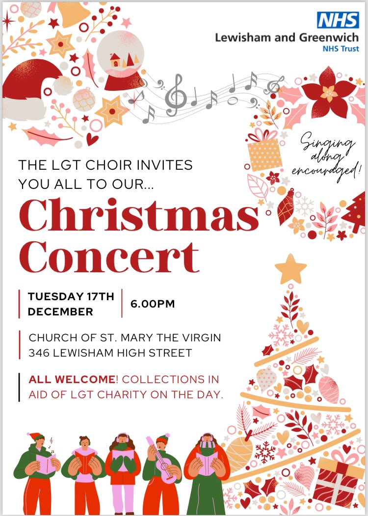 It’s our Christmas Concert on Tuesday! All welcome.