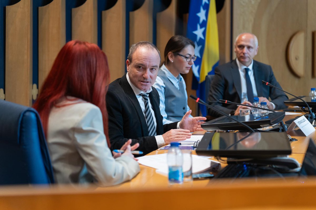 IDSCS_Skopje's tweet photo. 🌍A Decade of the Berlin Process: Lessons Learned and the Road Ahead in Sarajevo🗣️
Together with our partners @MPI_BiH, we brought together parliamentarians from the #WB, international organizations, and key stakeholders to reflect on the achievements of the #BerlinProcess. https://t.co/Mga9AknXcs