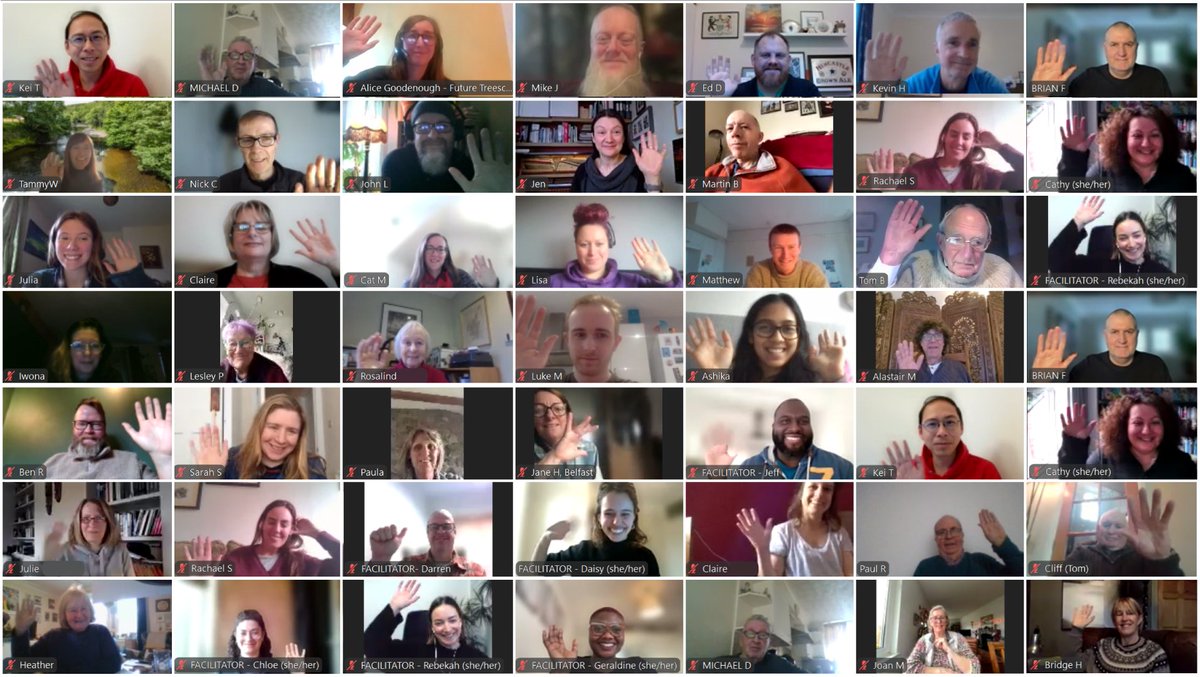 involveUK's tweet photo. 🌱 Creating a UK-wide vision for the future of our trees.

👥 After months of learning and deliberation in locations across the UK, people from local groups came together online last weekend to craft and refine a shared, nationwide vision for the future of our treescapes.

🧵👇 https://t.co/ak3UHLz6mW