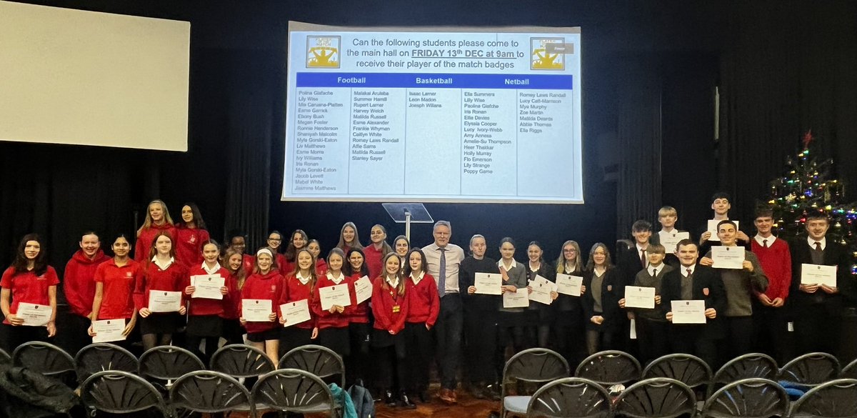 Congratulations to all our athletes who have received Player of the Match in netball, football and basketball fixtures from September   🌟 🏀 ⚽️ 🏐 🌟 

<a href="/TPS_Hitchin/">The Priory School</a>