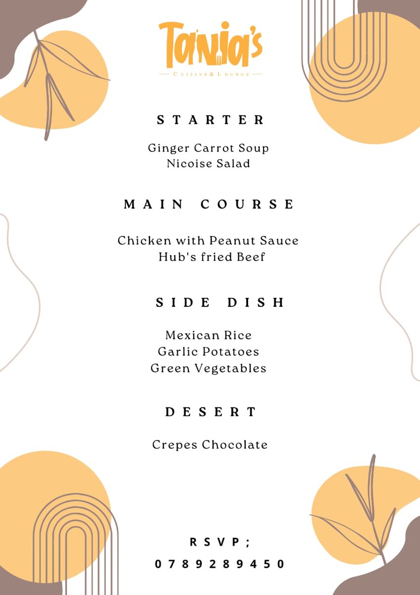 Looking for the perfect lunch spot? 🍴 Come to Tania's Restaurant and treat yourself to a delicious meal, we've got you covered. See you soon 😋 #LunchTime #RwOX #RwOT