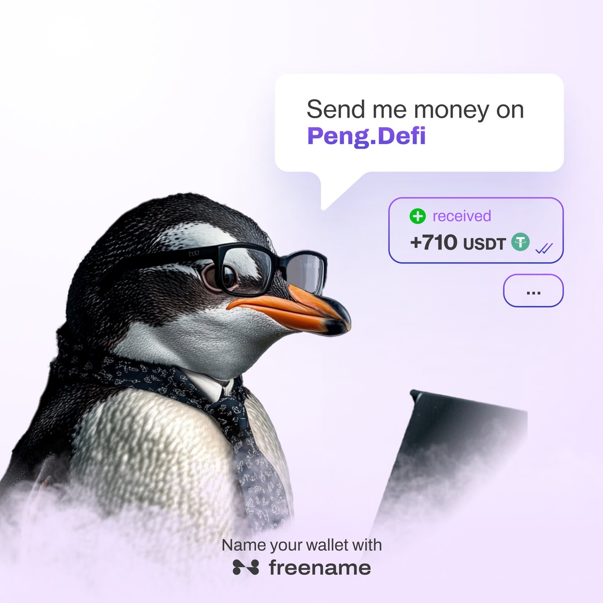 When sending money is as easy as remembering a name. 👀 Say goodbye to long  wallet addresses, welcome to the future of seamless crypto payments with  Freename! 🚀