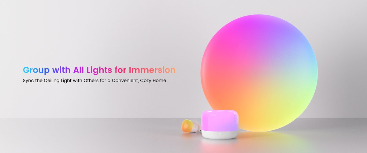 Yeelight's tweet image. #New! Beyond RGB lighting, the smart control of #Yeelight Arwen Ceiling Light allows you to effortlessly create an immersive ambiance throughout your home, and build your own home ecosystem via different devices!
Details: bit.ly/4ffOSbS
#CeilingLight #YeelightHome