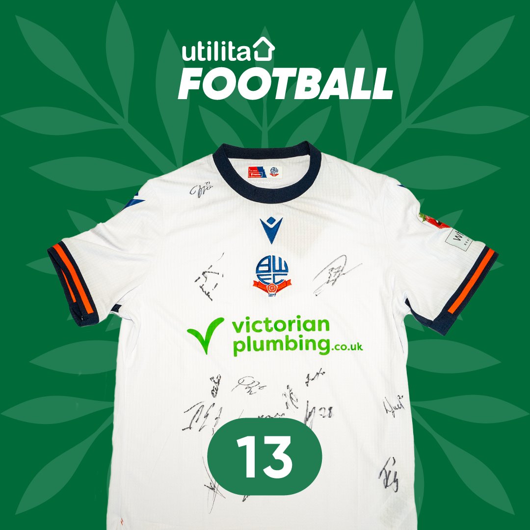 🎁 𝐔𝐅 𝐀𝐝𝐯𝐞𝐧𝐭 𝐂𝐚𝐥𝐞𝐧𝐝𝐚𝐫 🎁

✍️ Win yourself this 24/25 signed <a href="/OfficialBWFC/">Bolton Wanderers</a> home shirt for Christmas!

RT, follow us and tag a mate for the chance to win - winners will be notified by DM

⌛ Entries close 10am December 14th

#UFAdventCalendar 📆 | #bwfc