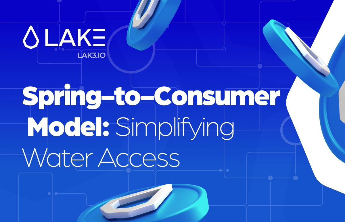 lake_lak3's tweet photo. 💧 Why make accessing water so complex? With LAKE’s Spring-to-Consumer (S2C) model, we’re transforming the water value chain by cutting out intermediaries. This means direct access to premium water sources for consumers, reduced costs, and greater impact for all. 🌍 #WaterEconomy #Blockchain #LAK3 #S2C #Decentralization