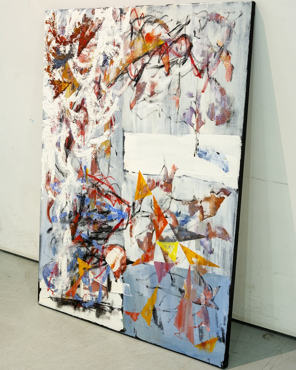 Melmoth71's tweet photo. I did some more work on this piece. What do you think?⁠ #Actium #oiloncanvas, 100x75 cm⁠ More of my practice👉️https://t.co/phPq8jUYp6⁠ #art #arte #interiordesign #abstractart #emergingartist #interiordecoration #londonartist #artforsale #abstractartist #abstraktekunst #kunst https://t.co/paaYBIvDkU