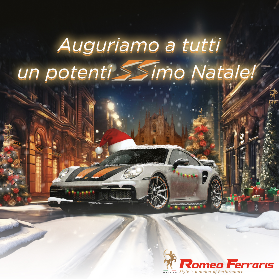 Auguriamo a tutti un potentissimo Natale!!!🎄🎁 ❄️
.
#romeoferraris #natale2024 #christmas #christmas2024 #porschevelos #velos