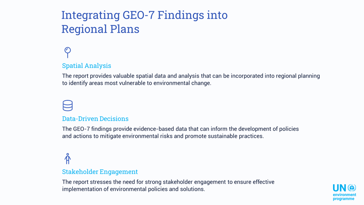 <a href="/UNEP/">UN Environment Programme</a> <a href="/IISD_news/">IISD</a> <a href="/GenevaSPI/">Geneva Science-Policy Interface</a> <a href="/GVAGrad_HCGS/">Hoffmann Centre for Global Sustainability</a> <a href="/UNIGEnews/">Université de Genève</a> <a href="/biovision_org/">Biovision Foundation</a> <a href="/Earth_Focus/">Earth Focus Foundation</a> <a href="/GEOSEC2025/">Group on Earth Observations</a> <a href="/EndOvershoot/">Global Footprint Network</a> <a href="/UNEP_Europe/">UN Environment Programme (UNEP) Europe 🌱</a> <a href="/bafuCH/">BAFU - OFEV - UFAM - FOEN</a> Describing how #GEO7 is relevant to the Pan-European Region, Cyrille-Lazare Siewe of <a href="/UNEP_Europe/">UN Environment Programme (UNEP) Europe 🌱</a> stresses how it can guide policy decisions, building on existing capacity &amp; synergies.

He highlights #GENeva's key role in gathering scientific expertise through its vast network.