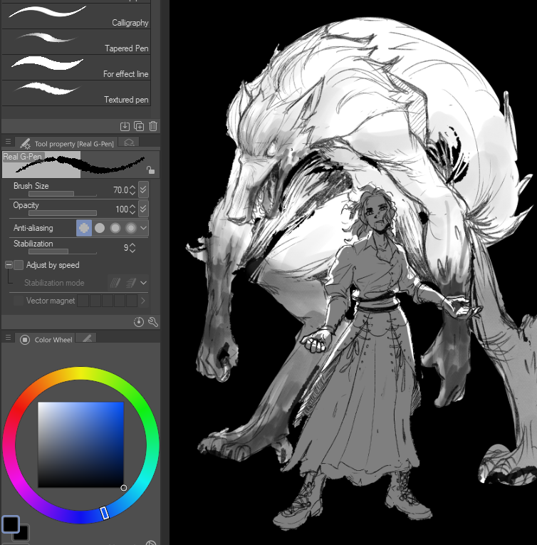 battletailors's tweet photo. Commission wip!
Still contemplating about posting any art here (even WIPs). Currently looking into glaze, maybe it'll work on my pc. 

But! If you'd like too see all of my wips and finished art in their entirety, make sure to follow me on🦋(link in bio)! Help me get them numbers! https://t.co/hnTGzzg0Gn