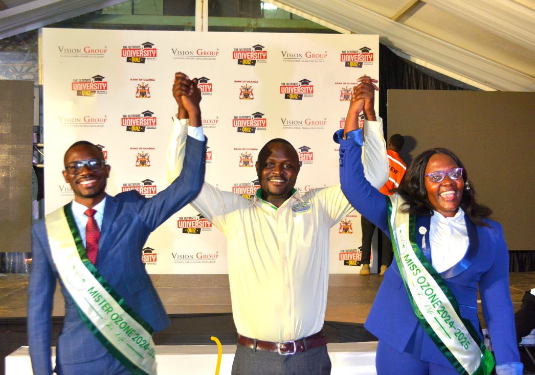 nemaug's tweet photo. 🎉🌟 Congratulations to our Ozone Quiz Contest 2024 winners! 🌟

A huge thank you to all participants for showcasing your knowledge and passion for environmental awareness! 

🏆 Mr. Ozone: Johnson Adupa Akilis from KIU.
🏆 Ms. Ozone: Namubiru Gloria Josephine from @Makerere Univ. https://t.co/SXCzaUCBu2