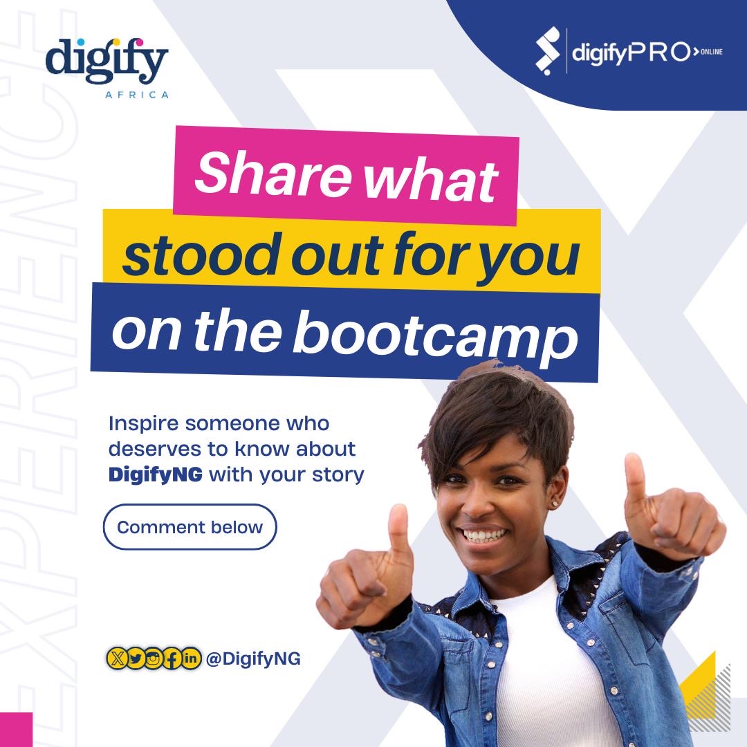 iamakin27's tweet image. What stood out for me was the immersive and hands-on learning experience. The mentorship sessions provided valuable industry insights, inspiring me to think critically and strategically about digital marketing trends and tools. 
#digifypro #digifyNG #Digitalmarketing @digify_NG
